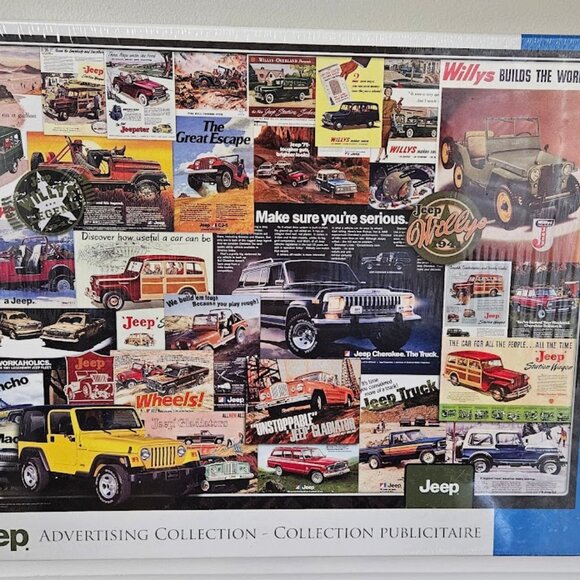 Eurographics Puzzle: Jeep Advertising Collection 1000 pieces - Picture 1 of 3